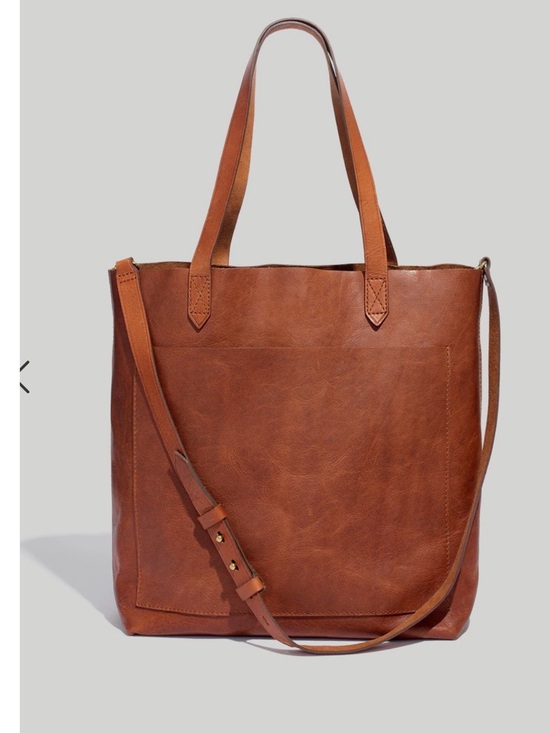 Madewell Handbags - Madewell The Medium  Transport Tote Leather Bag English Saddle